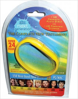 Word of Promise Next Generation - New Testament : Dramatized Audio Bible on USB Bracelet, Thomas Nelson Word of Promise Next Generation - New Testament : Dramatized Audio Bible on USB Bracelet, Thomas Nelson